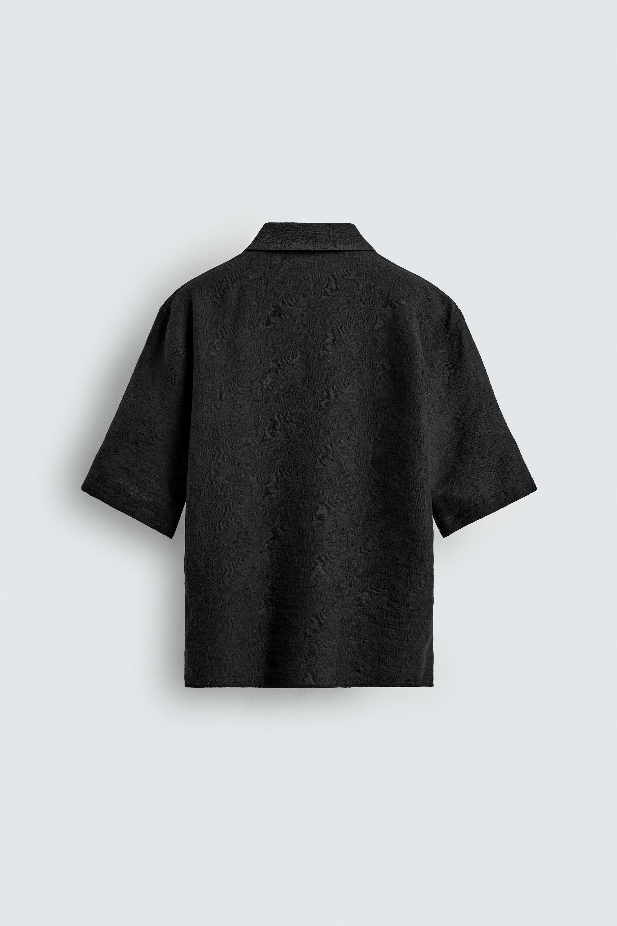 RELAXED FIT JACQUARD SHIRT